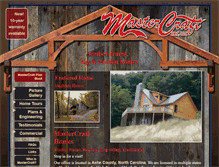 Tablet Screenshot of mastercraftnc.com
